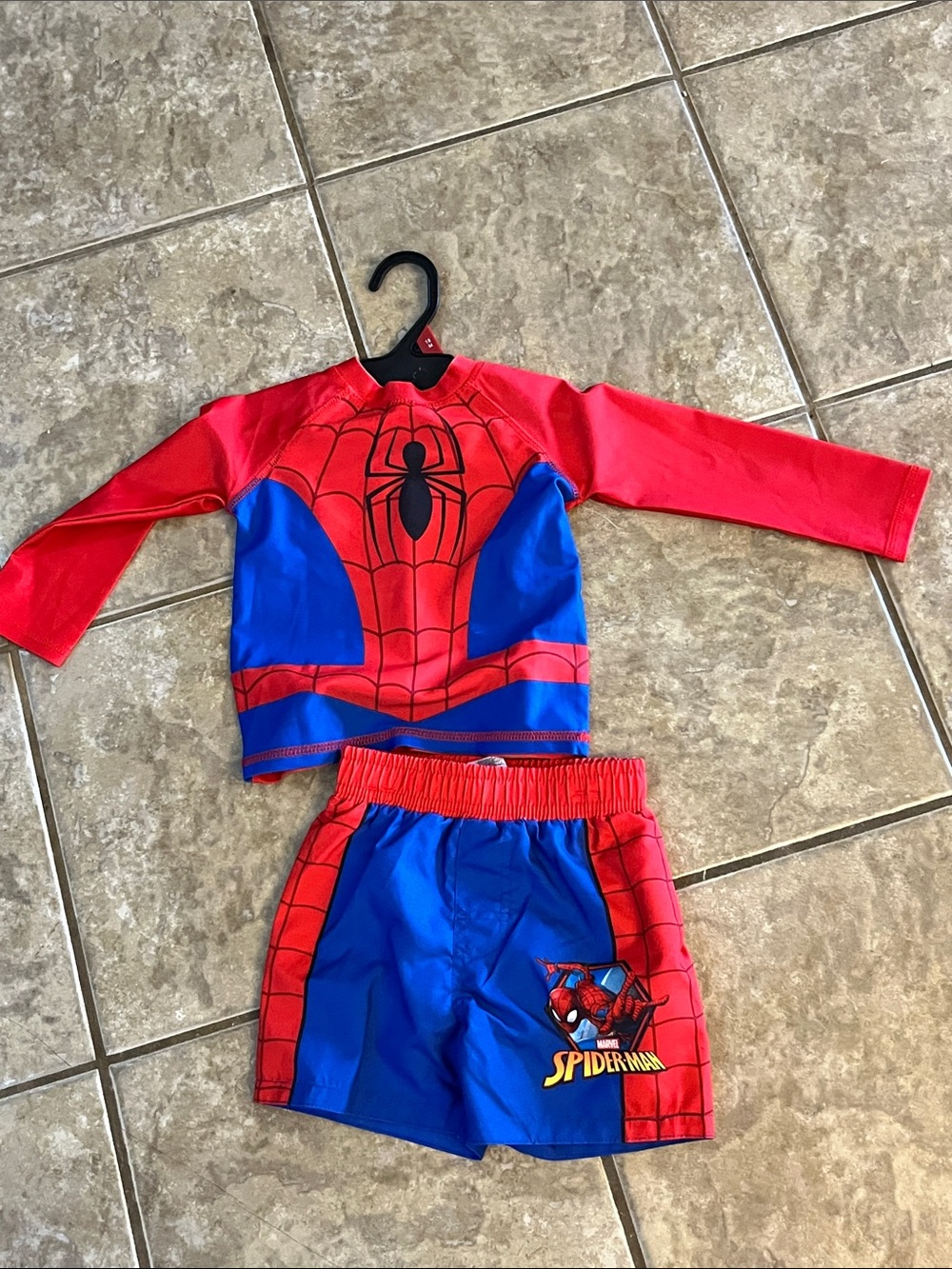 Spider-Man Toddler Boys Swim Set Size 18 Months
